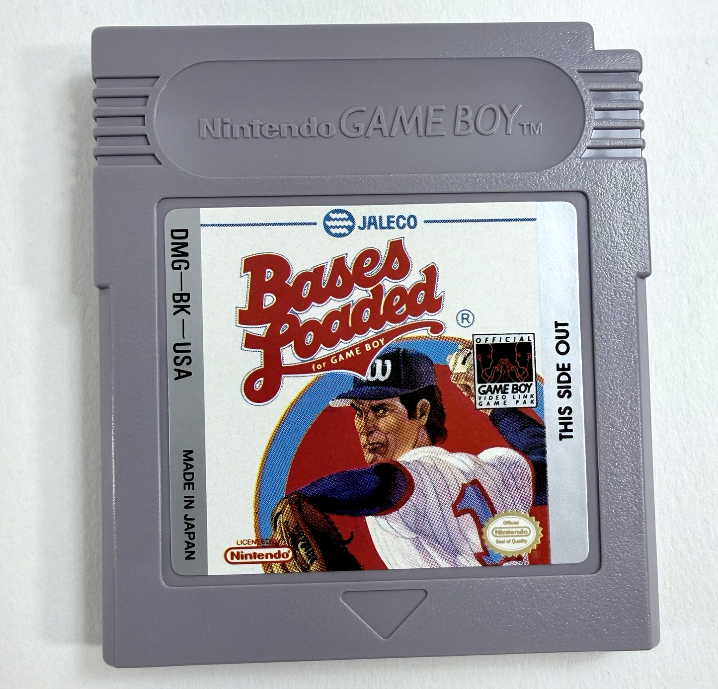 Bases Loaded (GameBoy, 1990) Game Box Manual Inserts Poster Registration -Tested