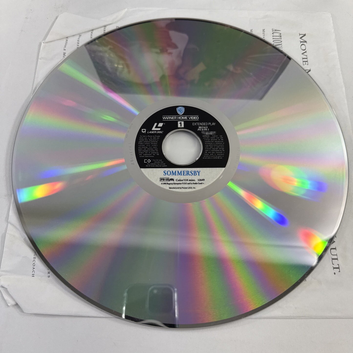 Sleepless in Seattle (Laserdisc Bundle) Sommersby, Enchanted April - Tested