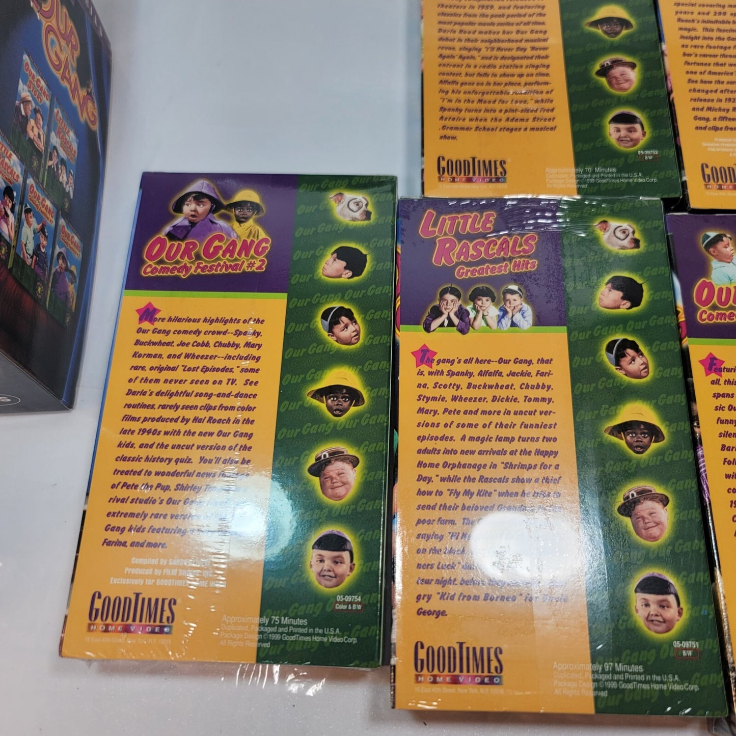 Little Rascals Our Gang Collector Series (VHS, 1999, 5-Tape Box Set) New, Sealed