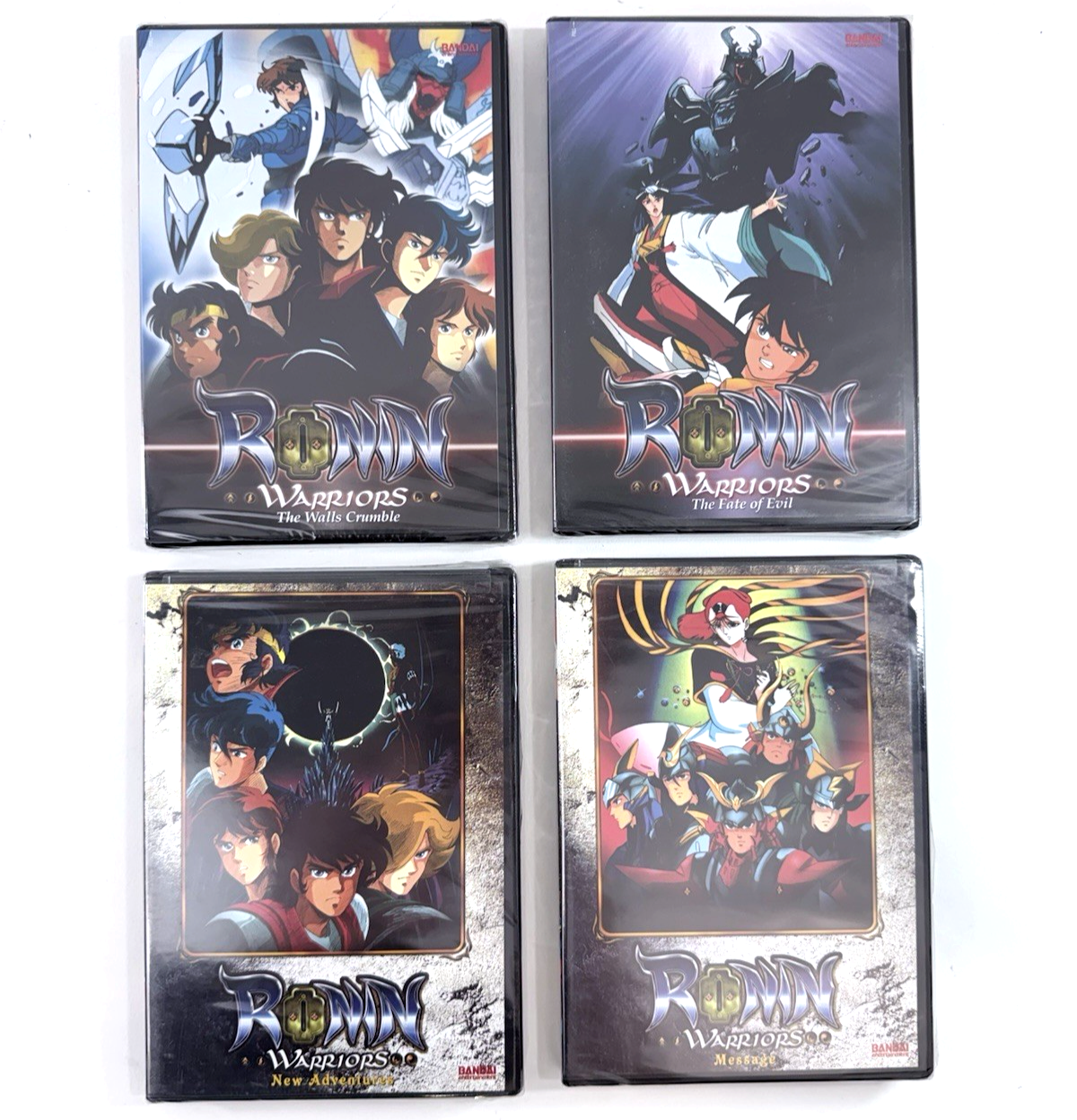 Ronin Warriors Vol. 9 & 10 + OVA 1 & 2 (DVD, 2002) Bandai - New, Factory Sealed