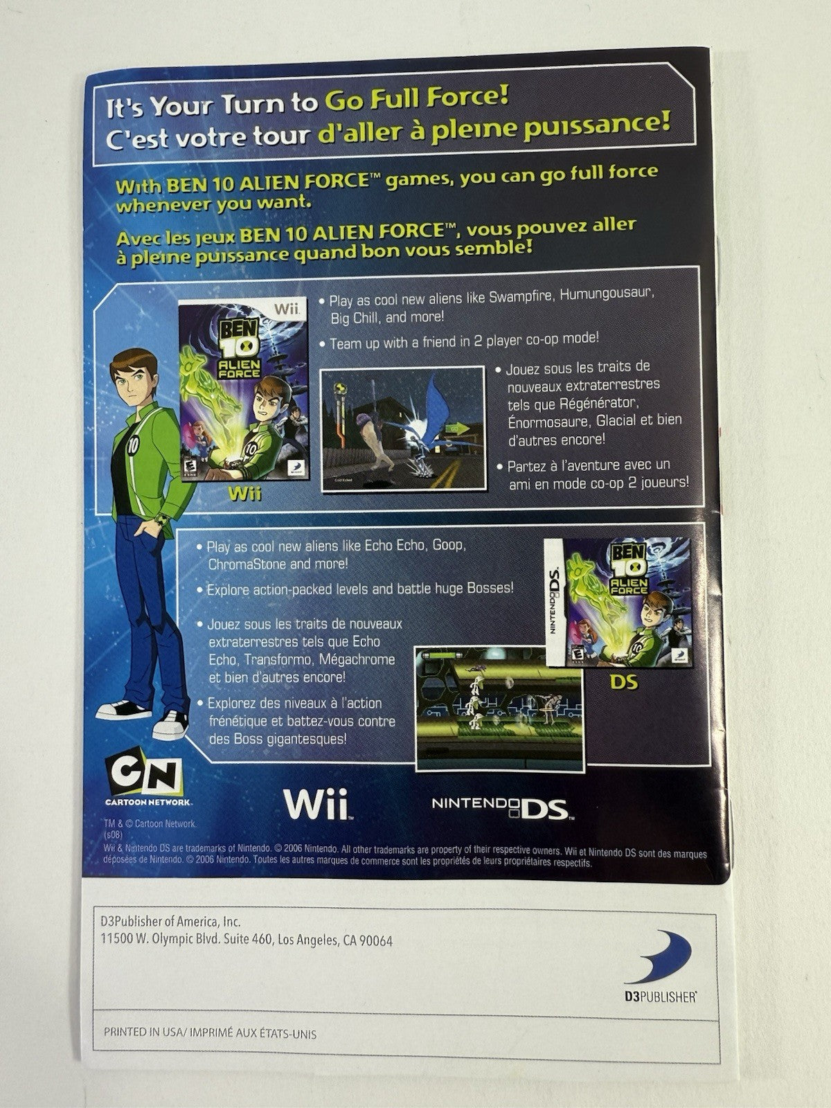 Family Party: 30 Great Games Outdoor Fun (Nintendo Wii, 2009) Game Case Manual