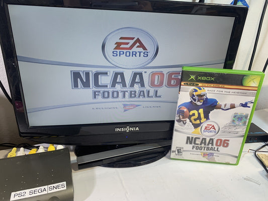 NCAA Football 06 (Microsoft Xbox, 2005) Game Case Manual - Tested
