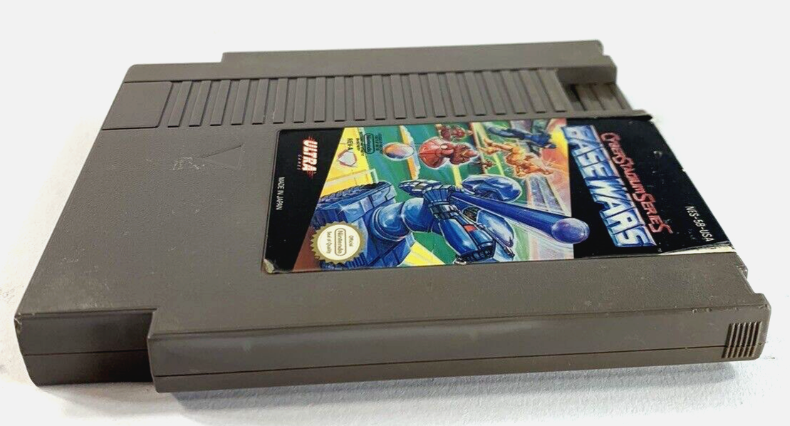 Cyber Stadium Series Base Wars (Nintendo NES, 1991) Game Cartridge - Tested