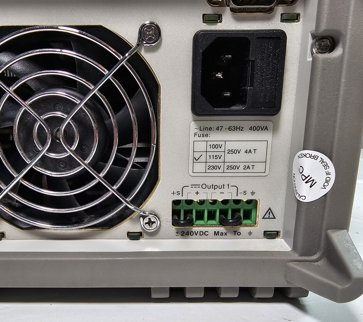 Agilent E3648A Dual Output DC Power Supply 0-8V,5A/0-20V,2.5A - Tested - 4386