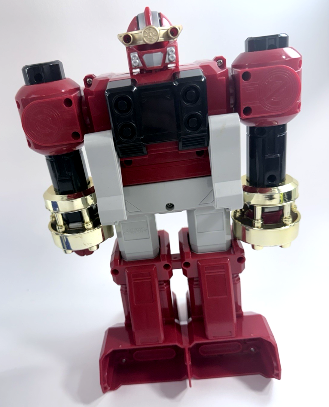 Bandai 1996 Power Rangers Deluxe Zeo Megazord & Red Battlezord Puncher - Tested