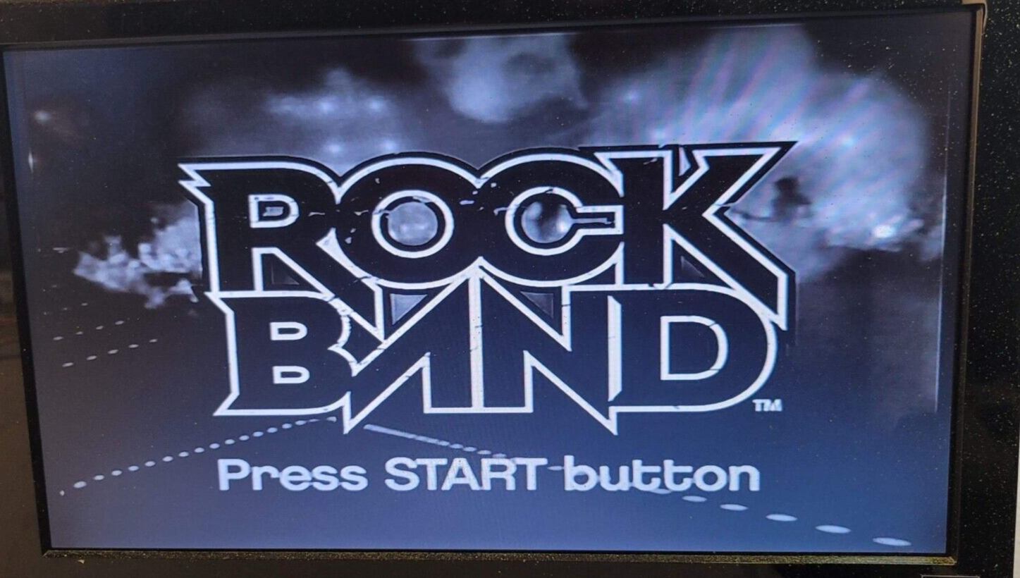 Rock Band (Sony PlayStation 2, 2007) Game Case Manual - Tested and Working
