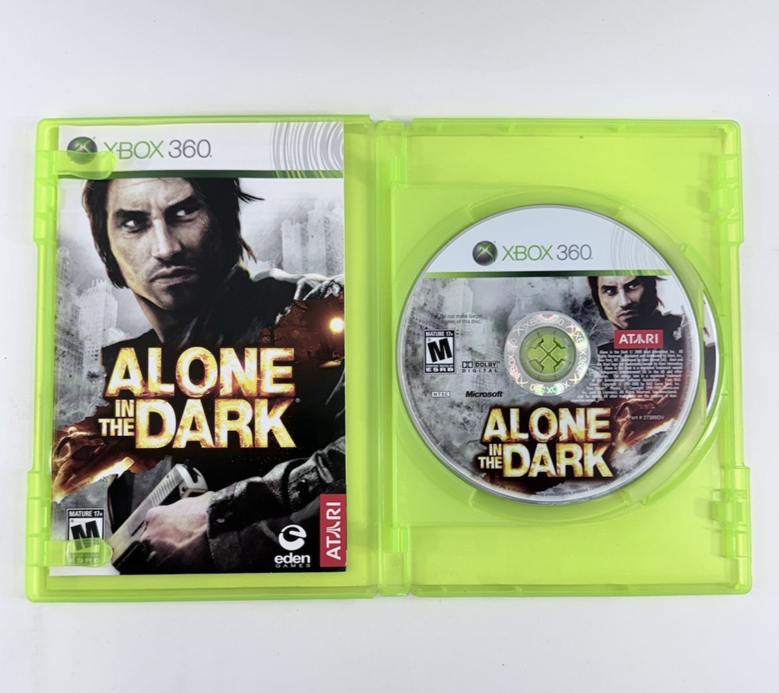 Alone in the Dark Soundtrack Ed. (Xbox 360, 2008) Discs, Case, Manual - Tested