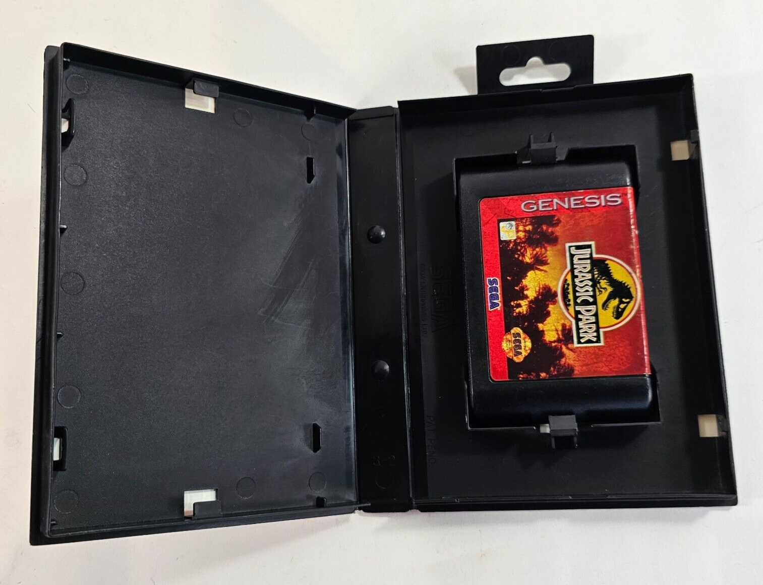 Jurassic Park (Sega Genesis, 1993) Game and Case - Tested and Working