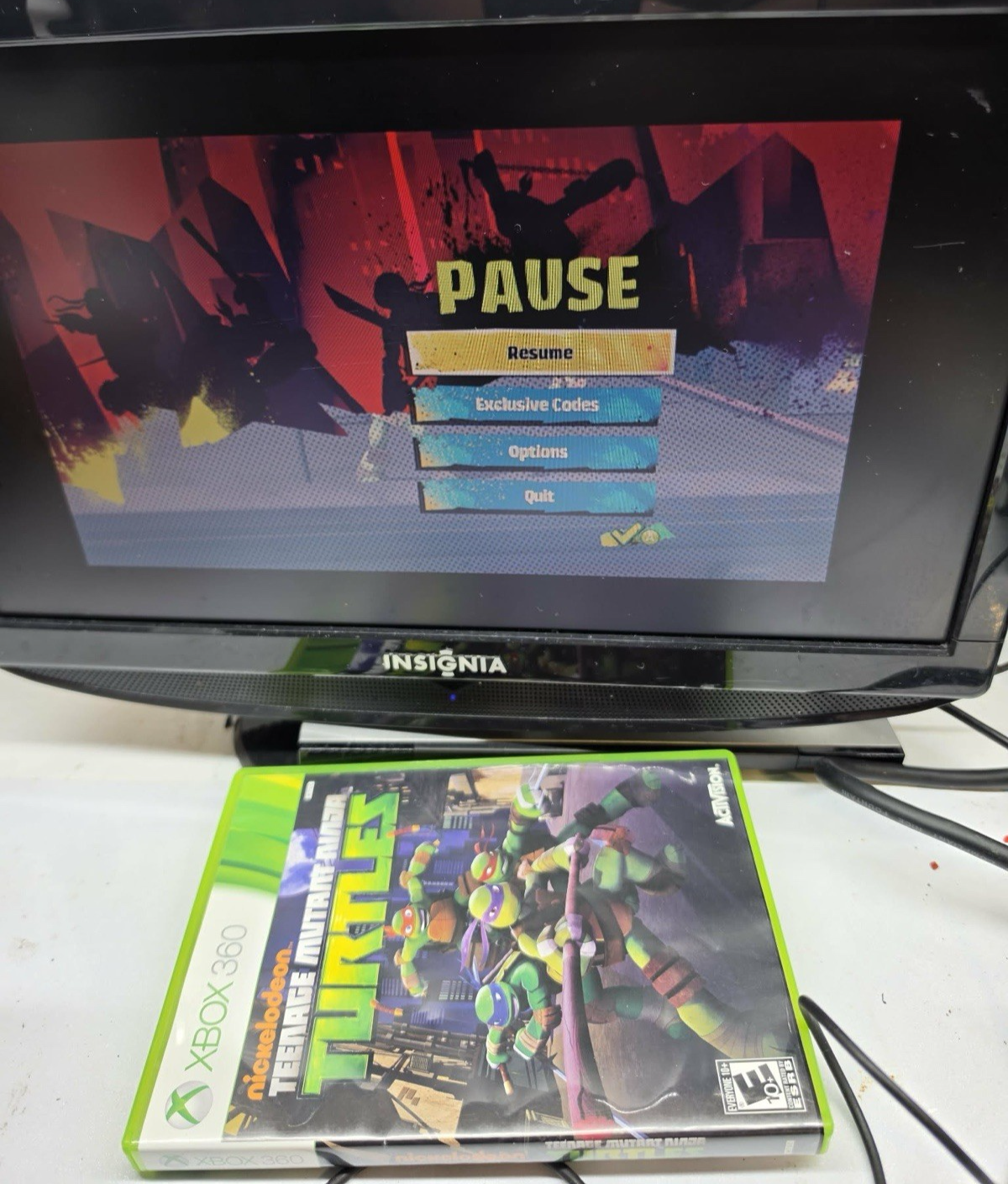 Nickelodeon Teenage Mutant Ninja Turtles (Microsoft Xbox 360, 2013) Tested