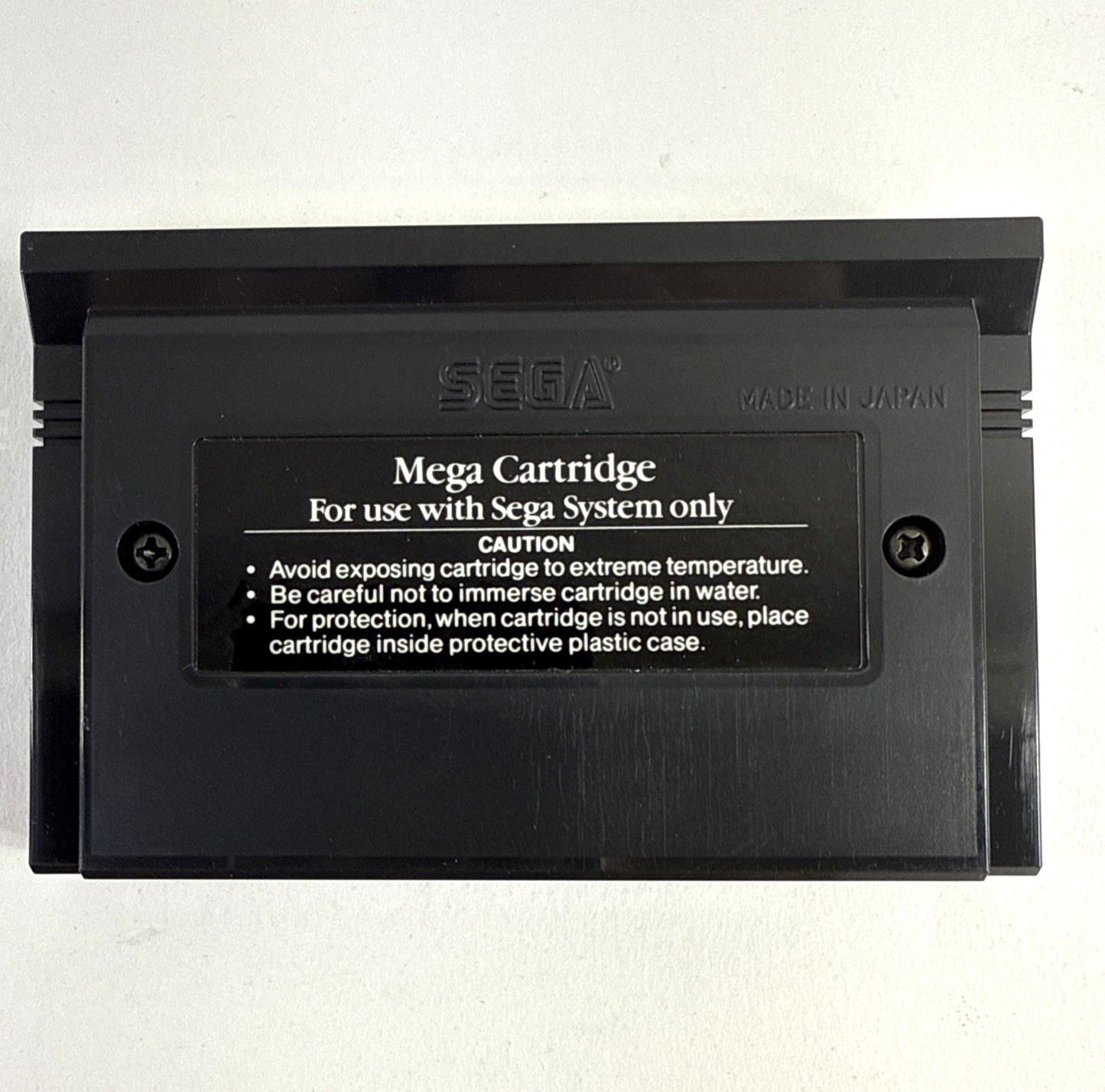 Monopoly (Sega Master System, 1988) Game Case Manual Poster - Tested