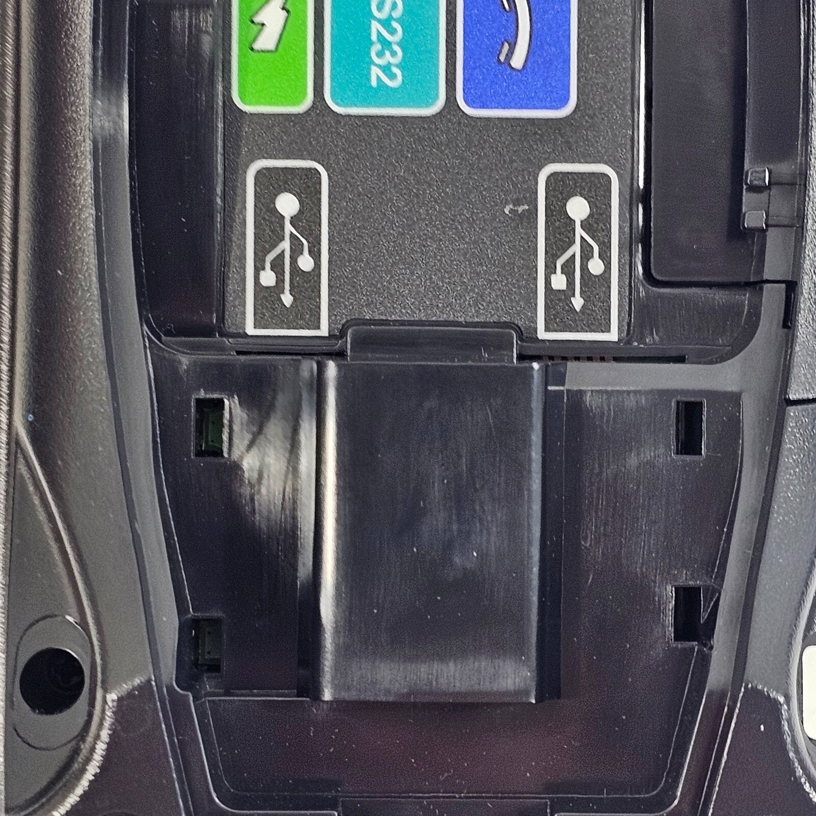 Verifone Dual Comm Credit Card Terminal Reader Model VX520 w/Power Supply - READ