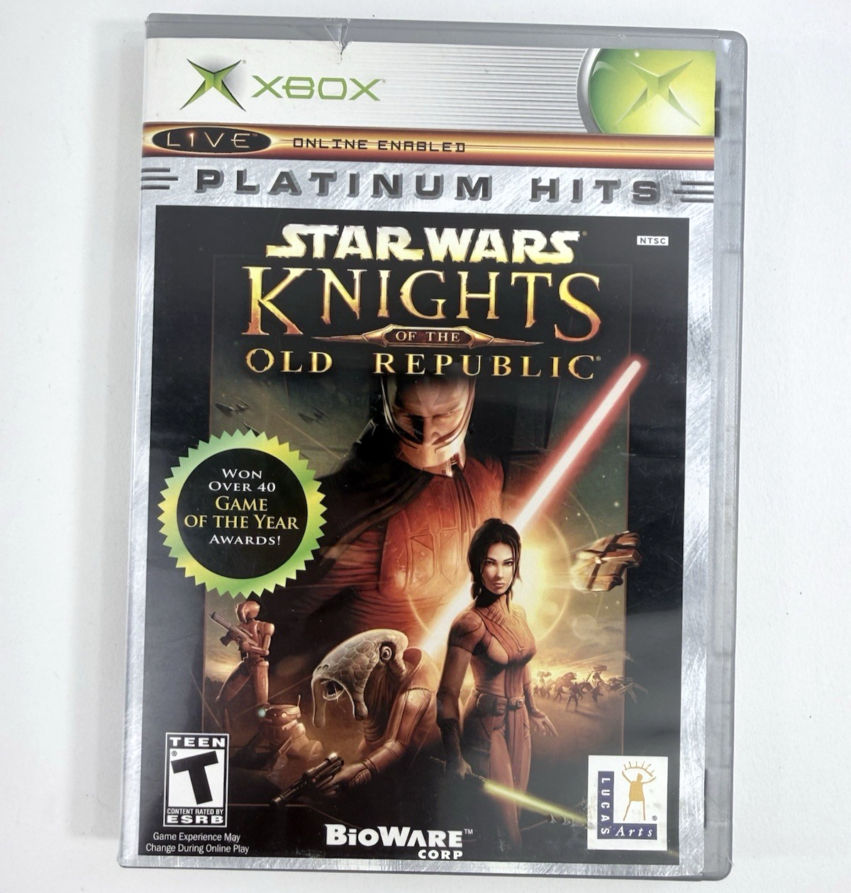Star Wars Knights of the Old Republic (Xbox, 2004) Game, Case & Manual - Tested