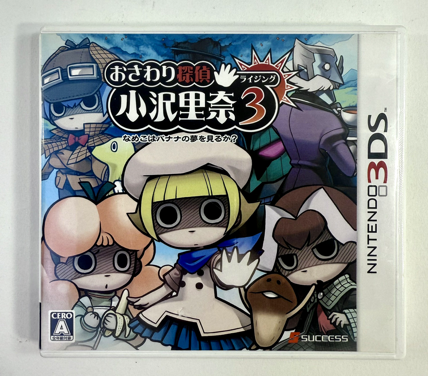 Touch Detective 3 (Nintendo 3DS, 2014) Japanese Case, Manual, Inserts - No Game