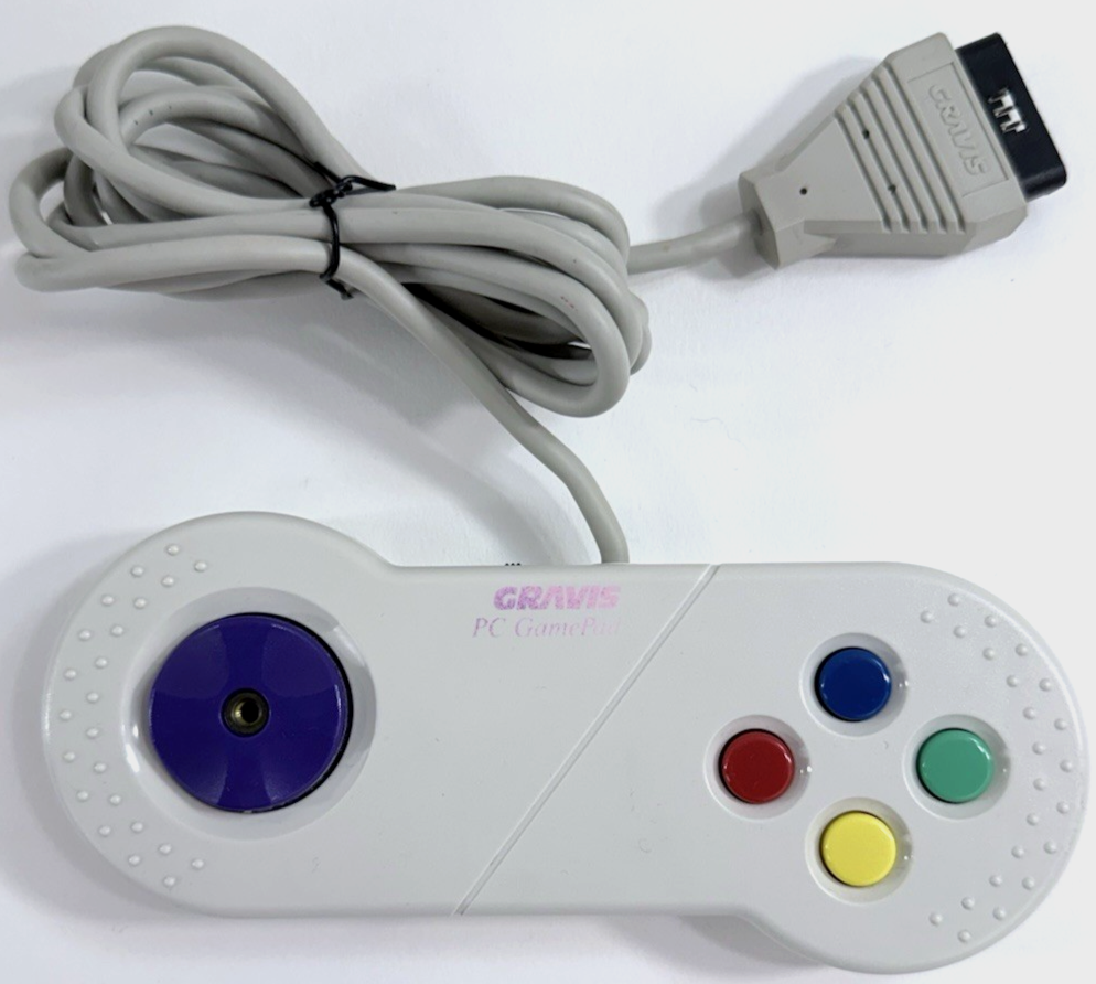 Gravis PC Gamepad 15-Pin Controller for Windows 95/98 - No Stick - Tested