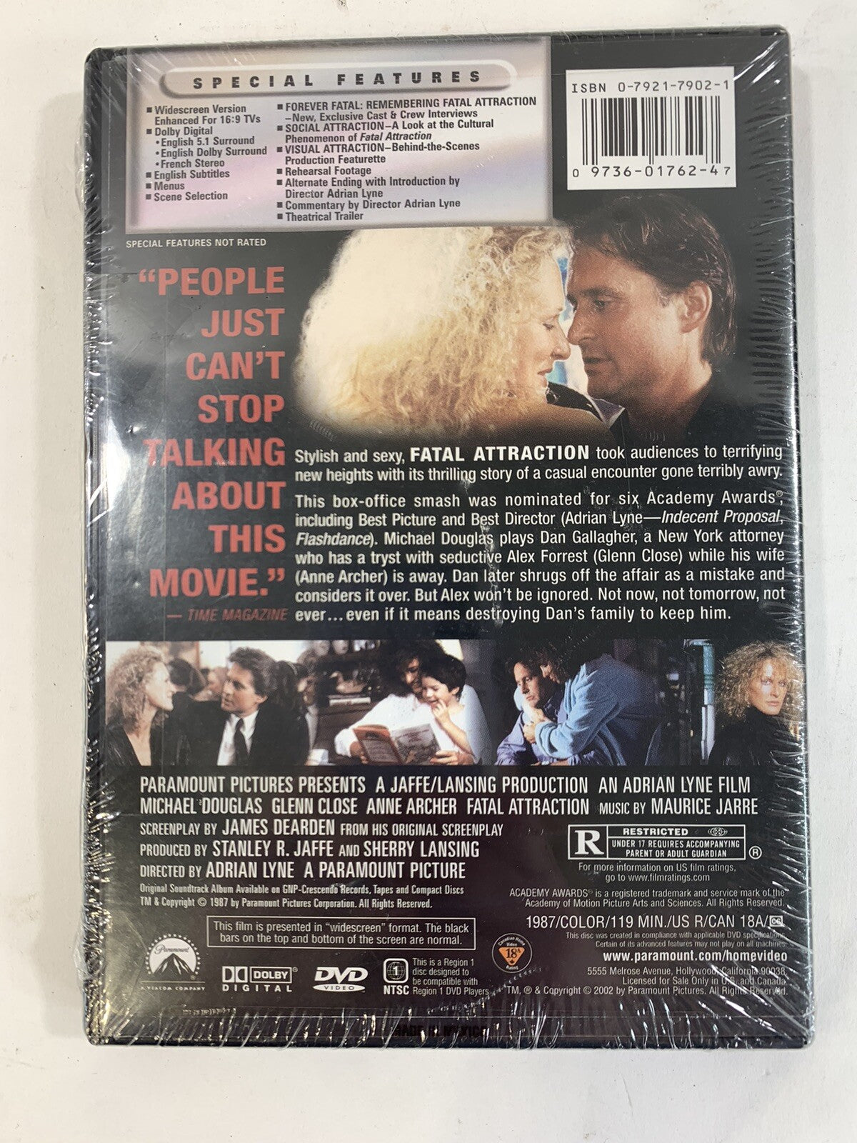 Fatal Attraction (DVD, 2003, Special Collectors Edition - Checkpoint) New