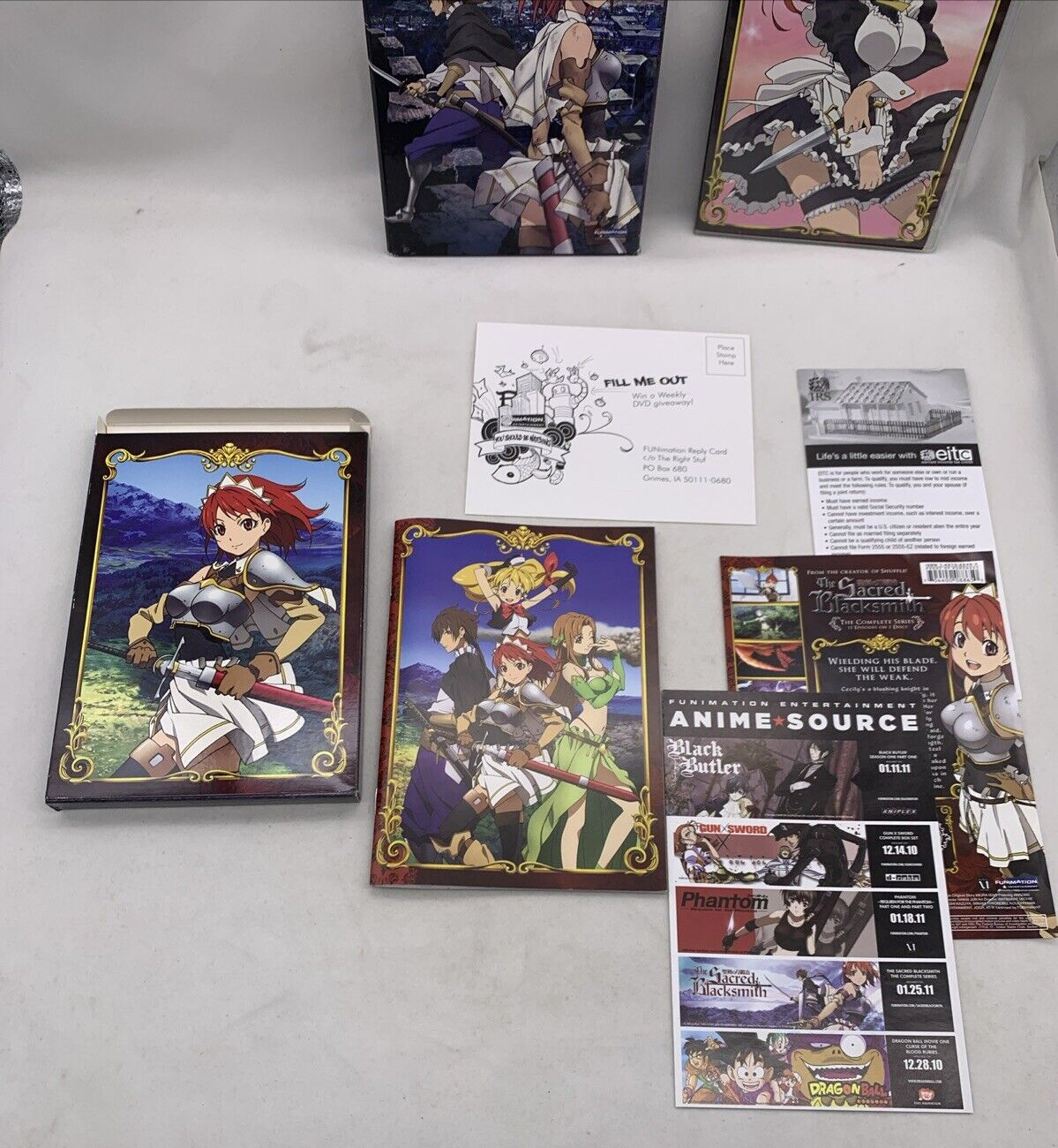 The Sacred Blacksmith: Complete Series Box Set (DVD, 2009, 2-Disc Set) Tested