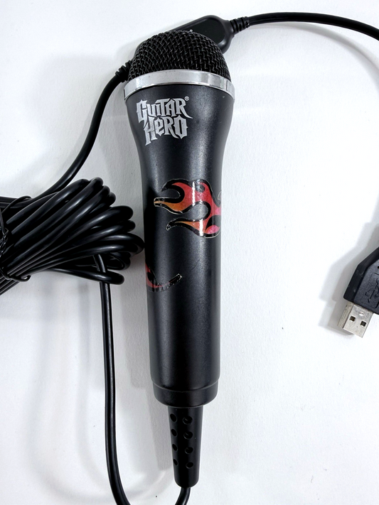 Red Octane Guitar Hero World Tour USB Microphone E-UR20 - Tested and Working