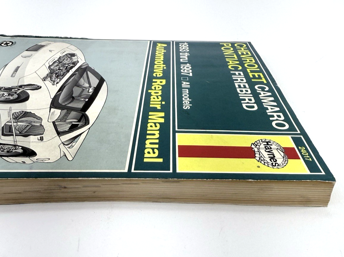 Haynes Automotive Repair Manual 24017 Chevrolet Camaro Pontiac Firebird 1993-97