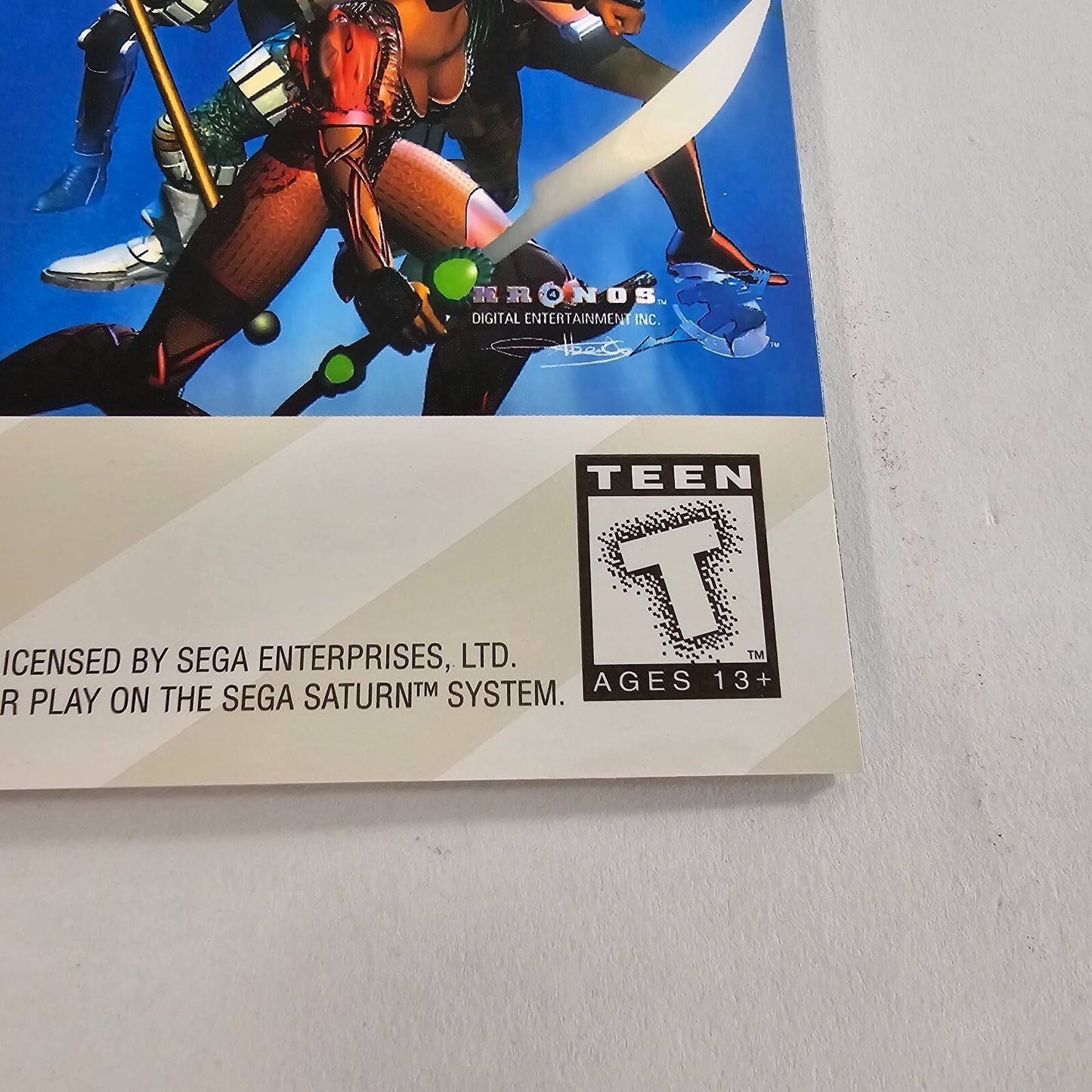 Criticom (Sega Saturn, 1995) Replacement Manual