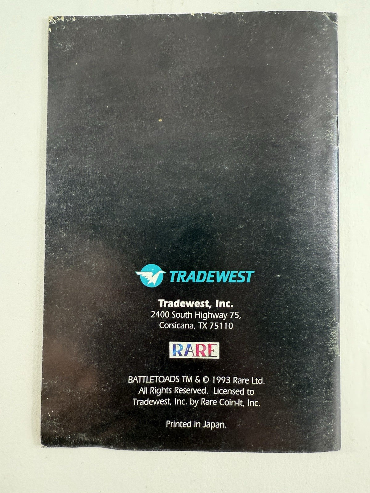 Battletoads in Battlemaniacs (Super Nintendo SNES, 1993) Instructional Manual