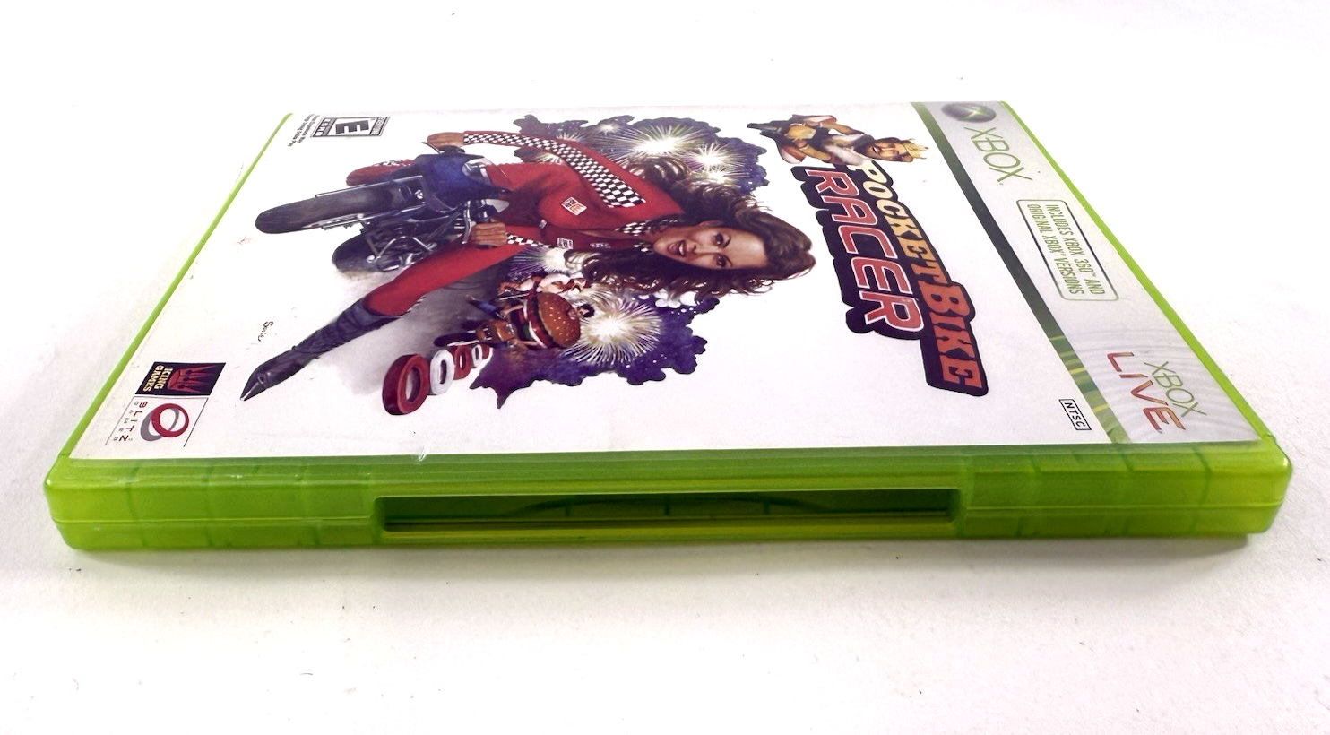 Pocketbike Racer (Microsoft Xbox 360, 2006) Game, Case, Manual - Tested