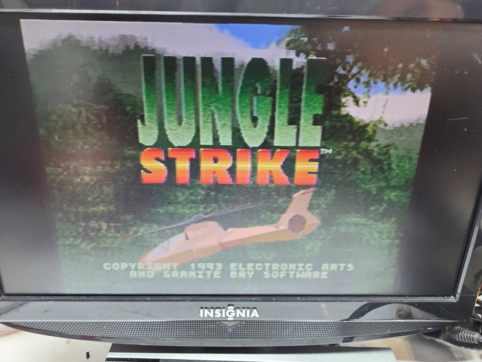 Jungle Strike (Sega Genesis, 1993) Game, Case, Manual, Insert - Tested