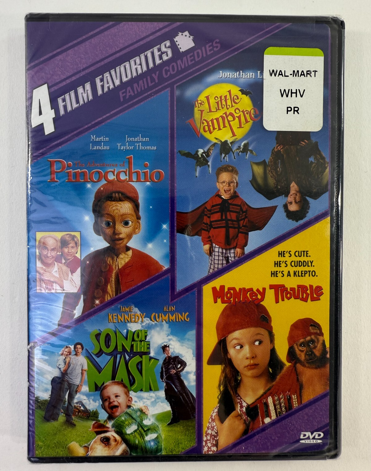 4 Film Favorites: Family Comedies (DVD, 2007) New, Factory Sealed