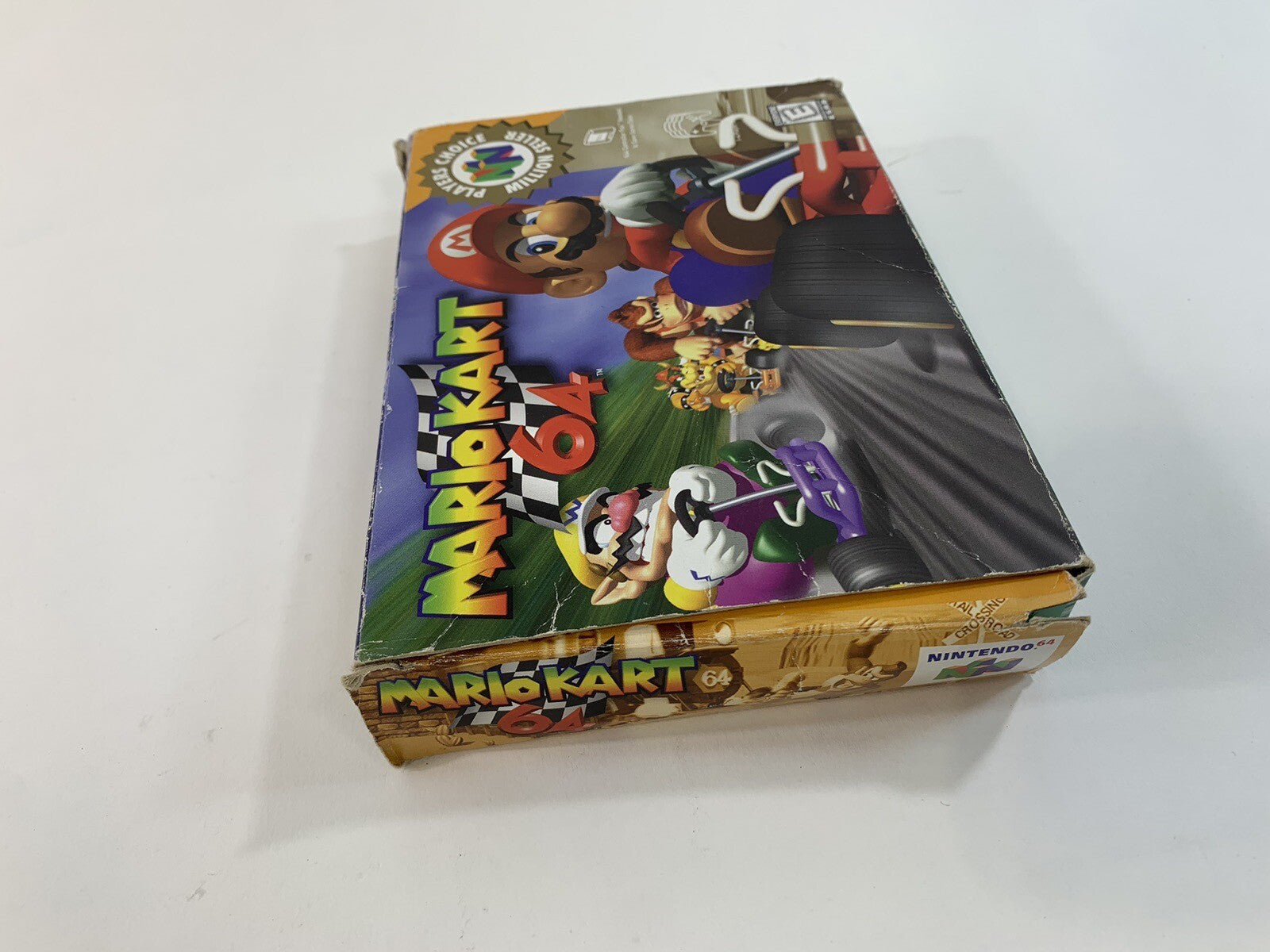 Mario Kart 64 Player's Choice (Nintendo 64, 1997) Game Box Inserts - No Manual