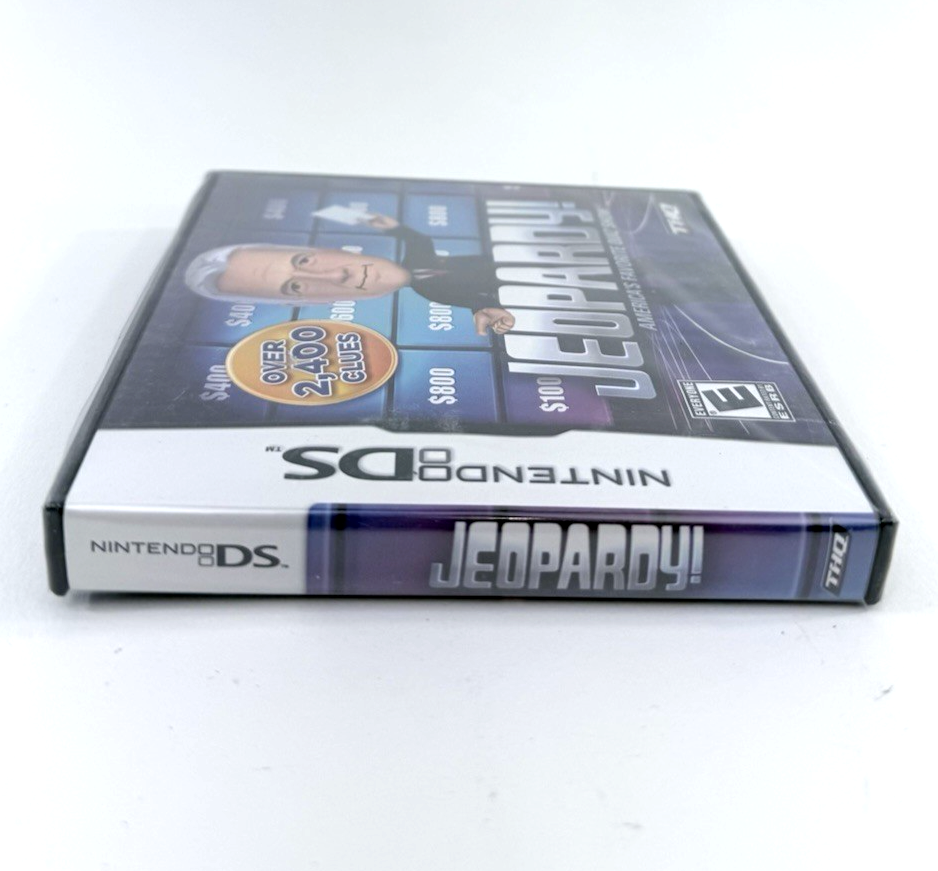 Jeopardy (Nintendo DS, 2010) New, Factory Sealed Alex Trebek Quiz Game