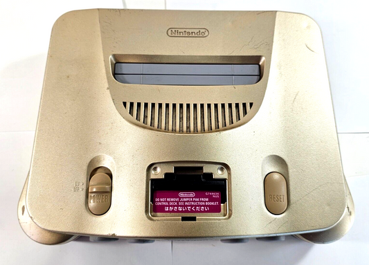 Nintendo 64 Toys 'R Us Exclusive Gold Console NUS-001 - Tested and Working