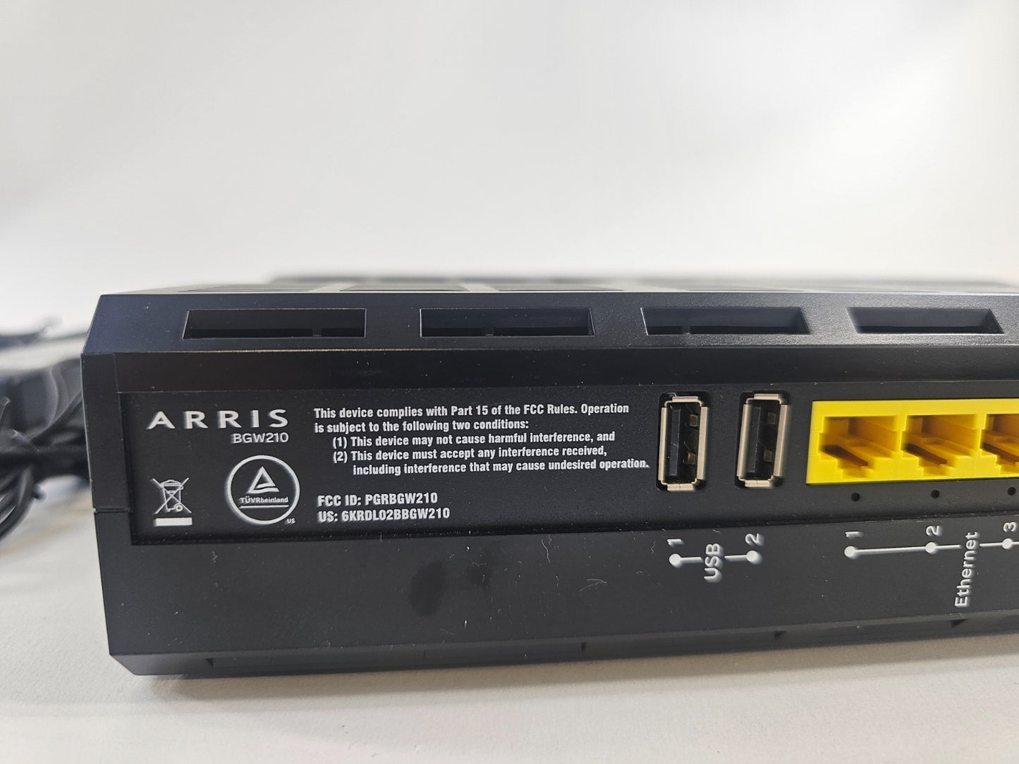 AT&T Arris BGW210-700 Broadband Gateway WiFi Modem Router with Adapter