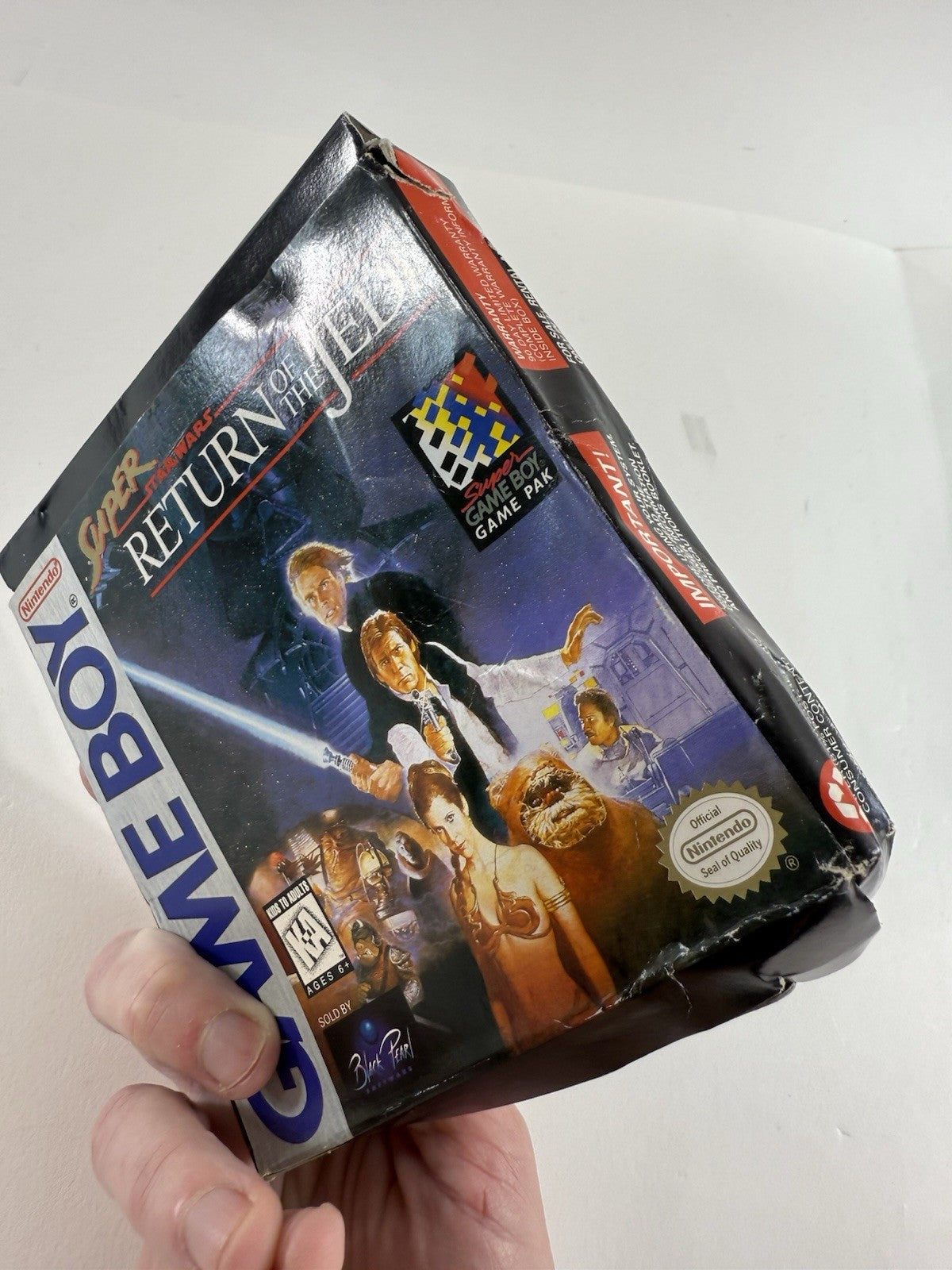 Super Star Wars: Return of the Jedi (GameBoy, 1995) Game Box Manual Inserts Reg