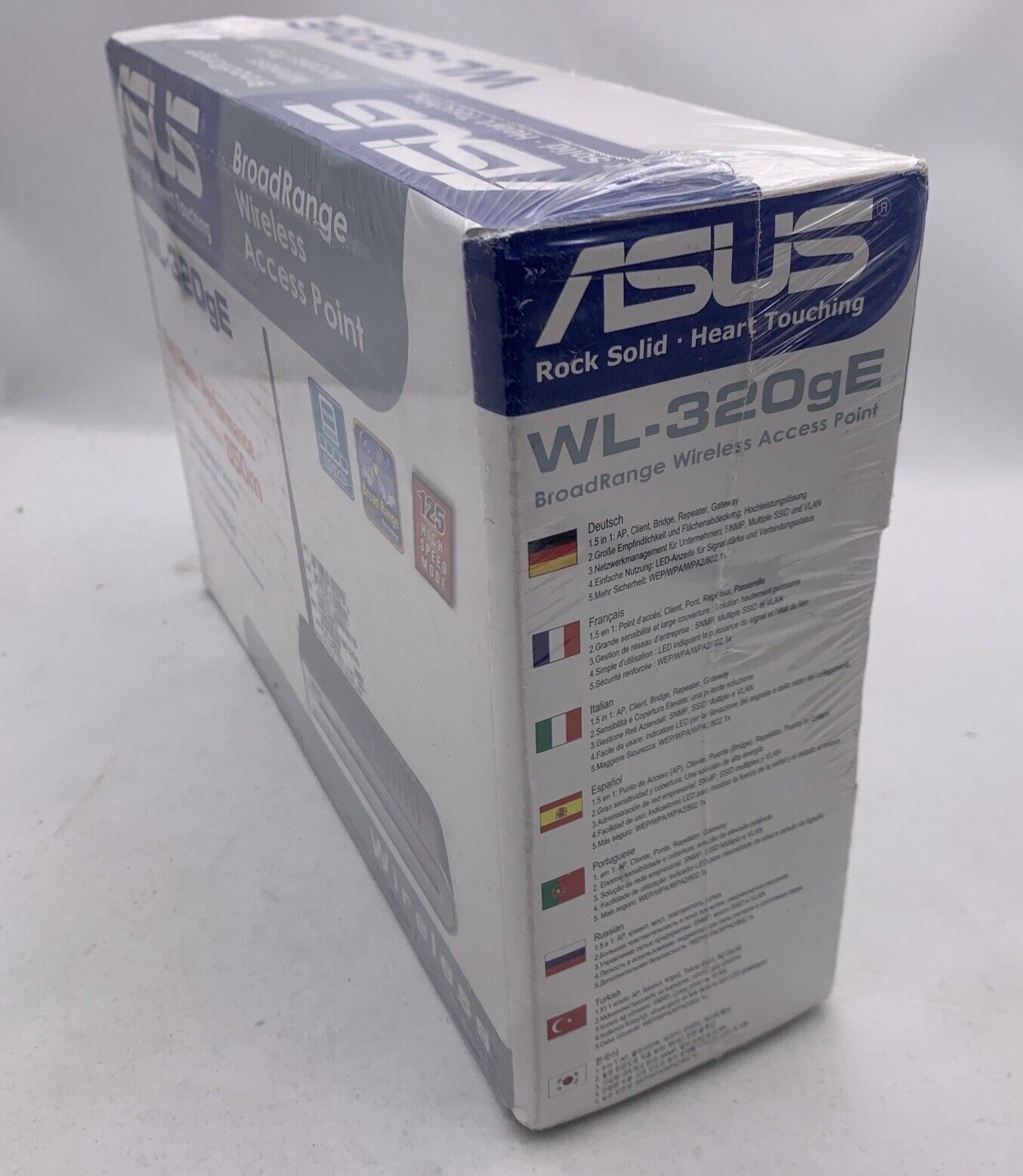 Asus BroadRange Wireless Access Point WL-320gE 2.4 GHz NEW