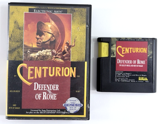 Centurion: Defender of Rome (Sega Genesis, 1991) Game and Case - Tested