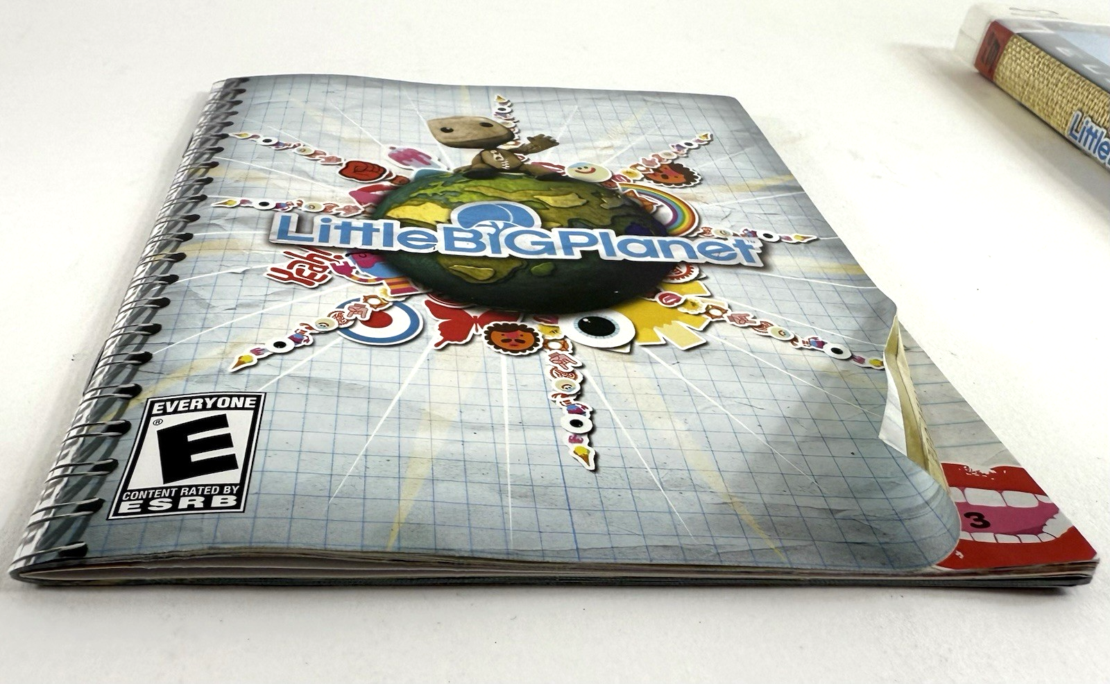 LittleBigPlanet (Sony PlayStation 3, 2008) Game Case Manual Registration Insert