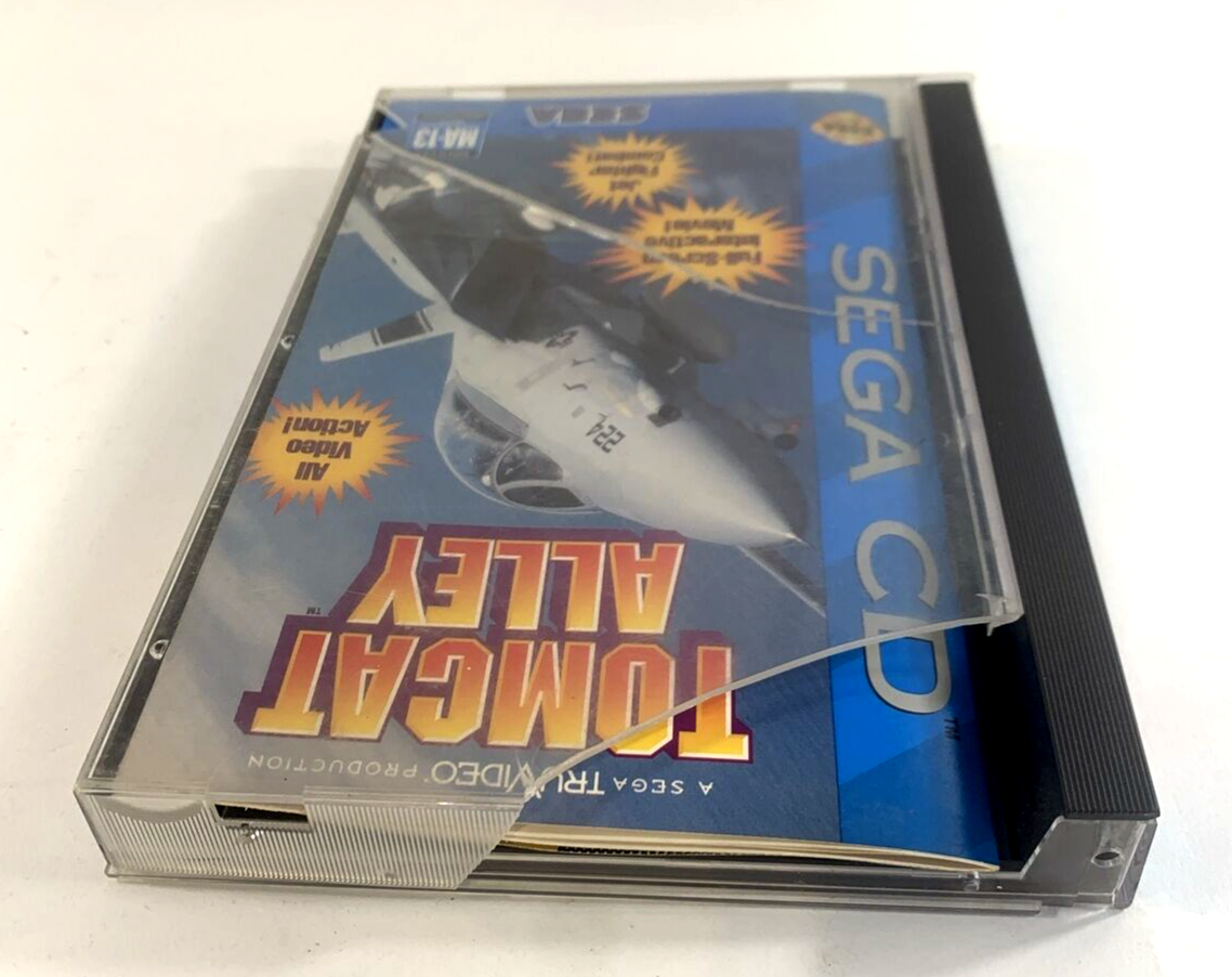 Tomcat Alley (Sega CD, 1994) Game Case Manual - Tested and Working - Read
