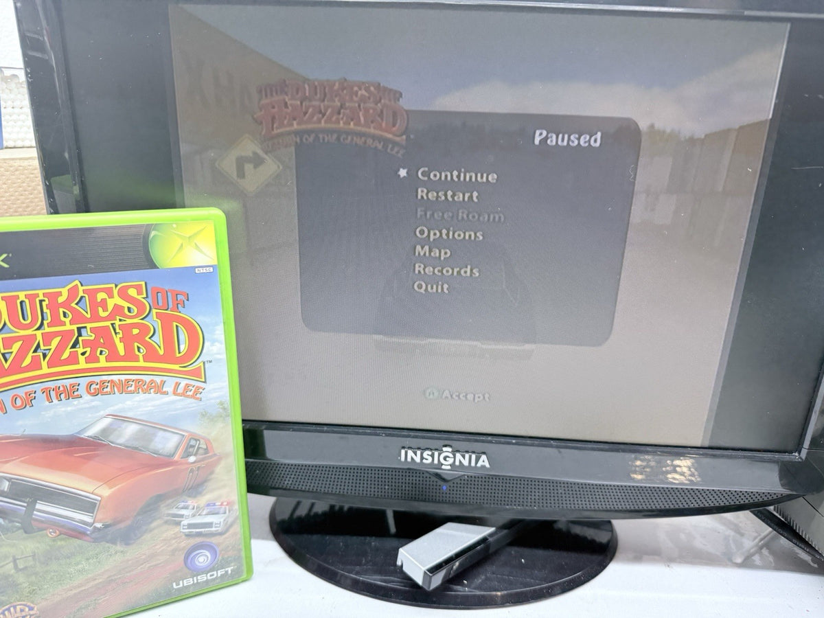 Dukes of Hazzard: Return of the General Lee (Xbox, 2004) Game Case Manual Reg.