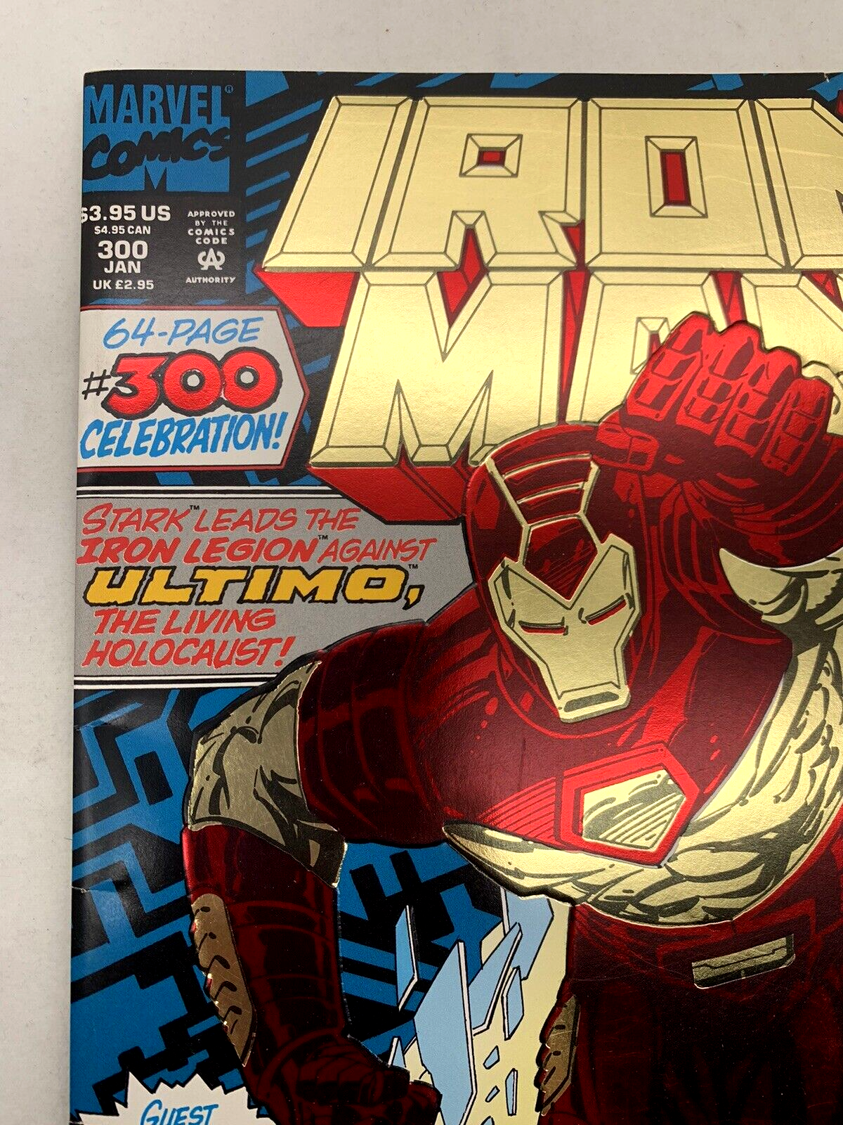 Marvel Comics 1994 Iron Man #300 Foil Cover 1st Appearance Modular Armor