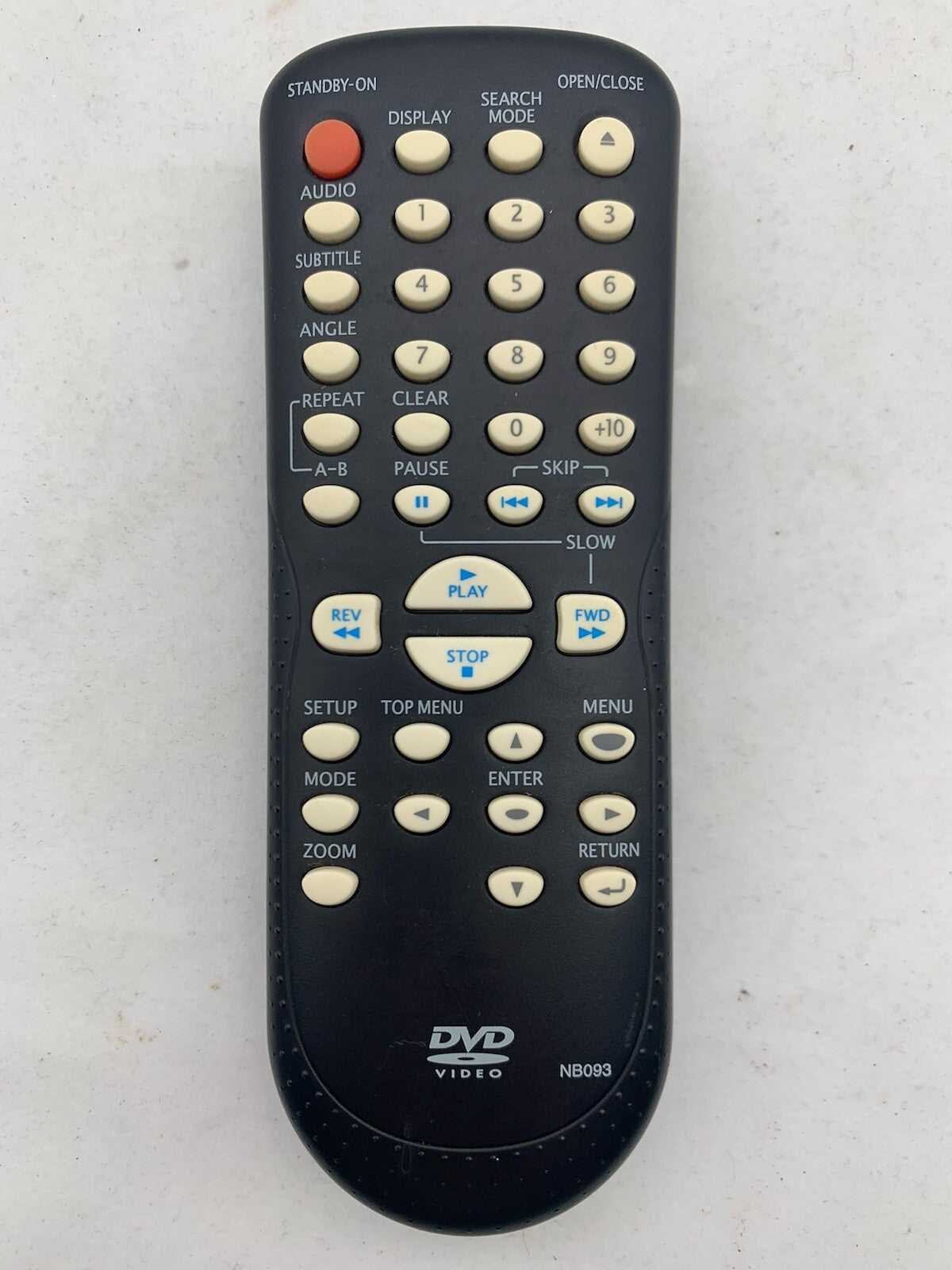 DVD Video Remote Control NB093 - Magnavox / Funai / Emerson