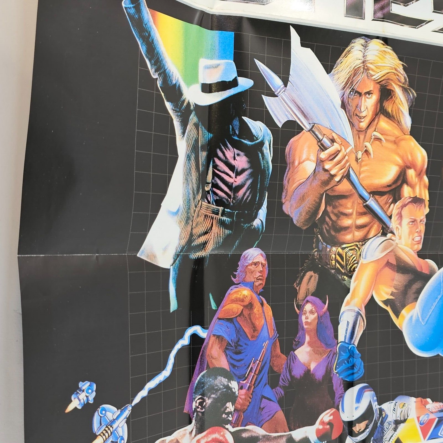 Sega Genesis Original Sega Visions Promo Poster Insert - Video Game Advertising