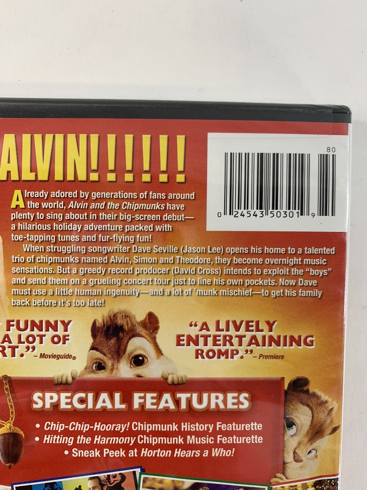 Alvin and the Chipmunks (DVD, 2007) New, Factory Sealed