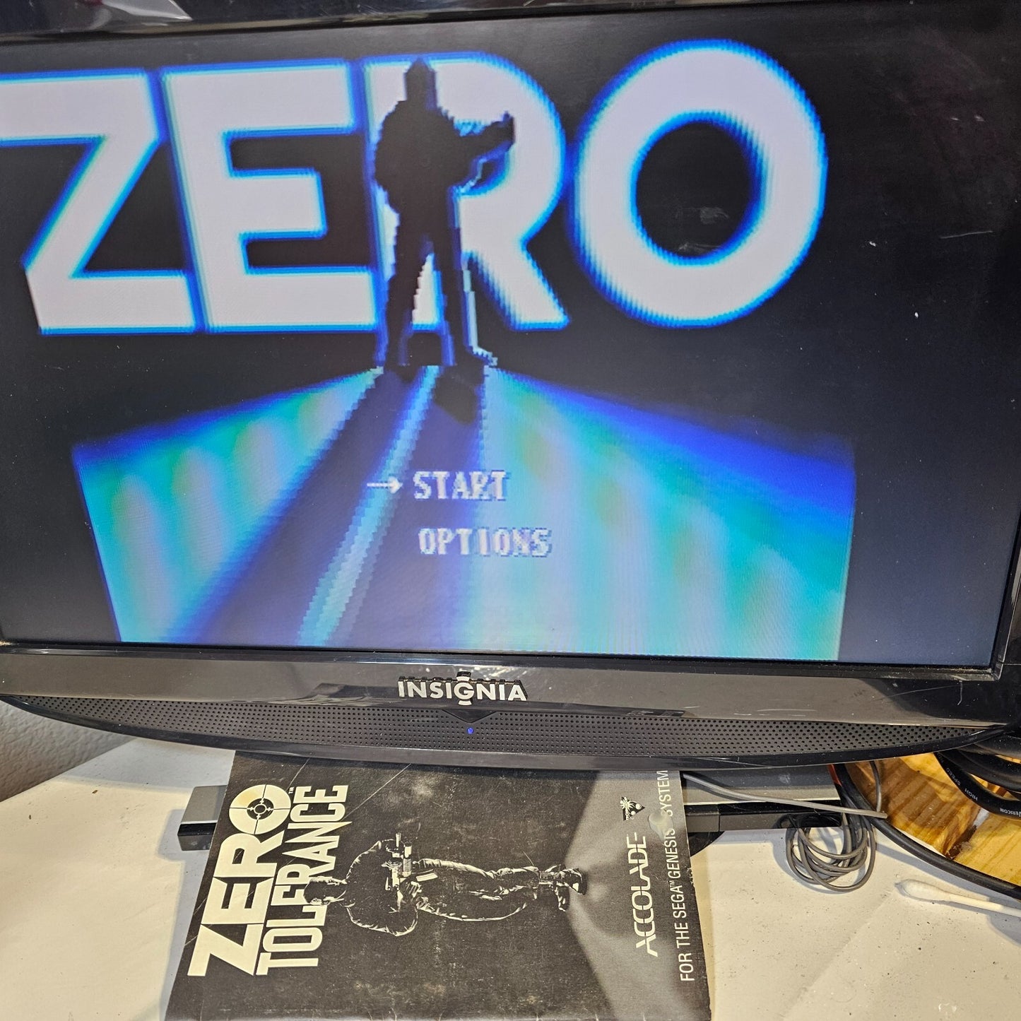 Zero Tolerance (Sega Genesis, 1994) Game and Manual