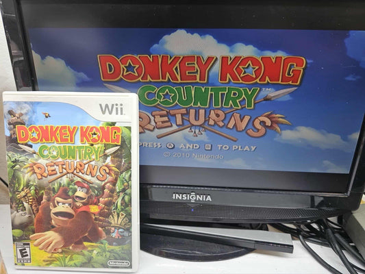 Donkey Kong Country Returns (Nintendo Wii, 2010) Game, Case, Manual - Tested