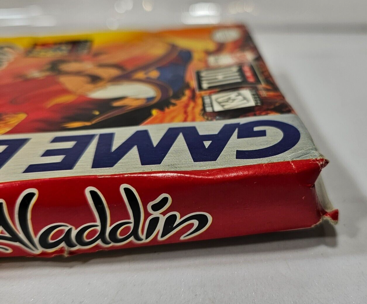 Disney's Aladdin (Nintendo GameBoy, 1994) Game Box Manual Inserts - Tested