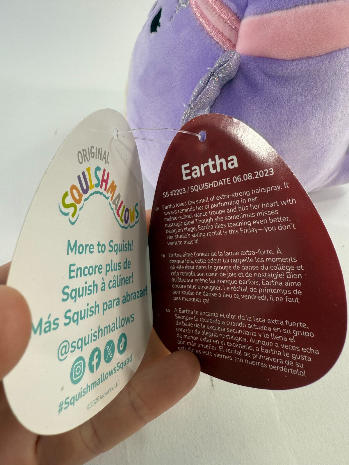 Jazwares 2023 Squishmallows #2203 4.5" Eartha Plush with Tags