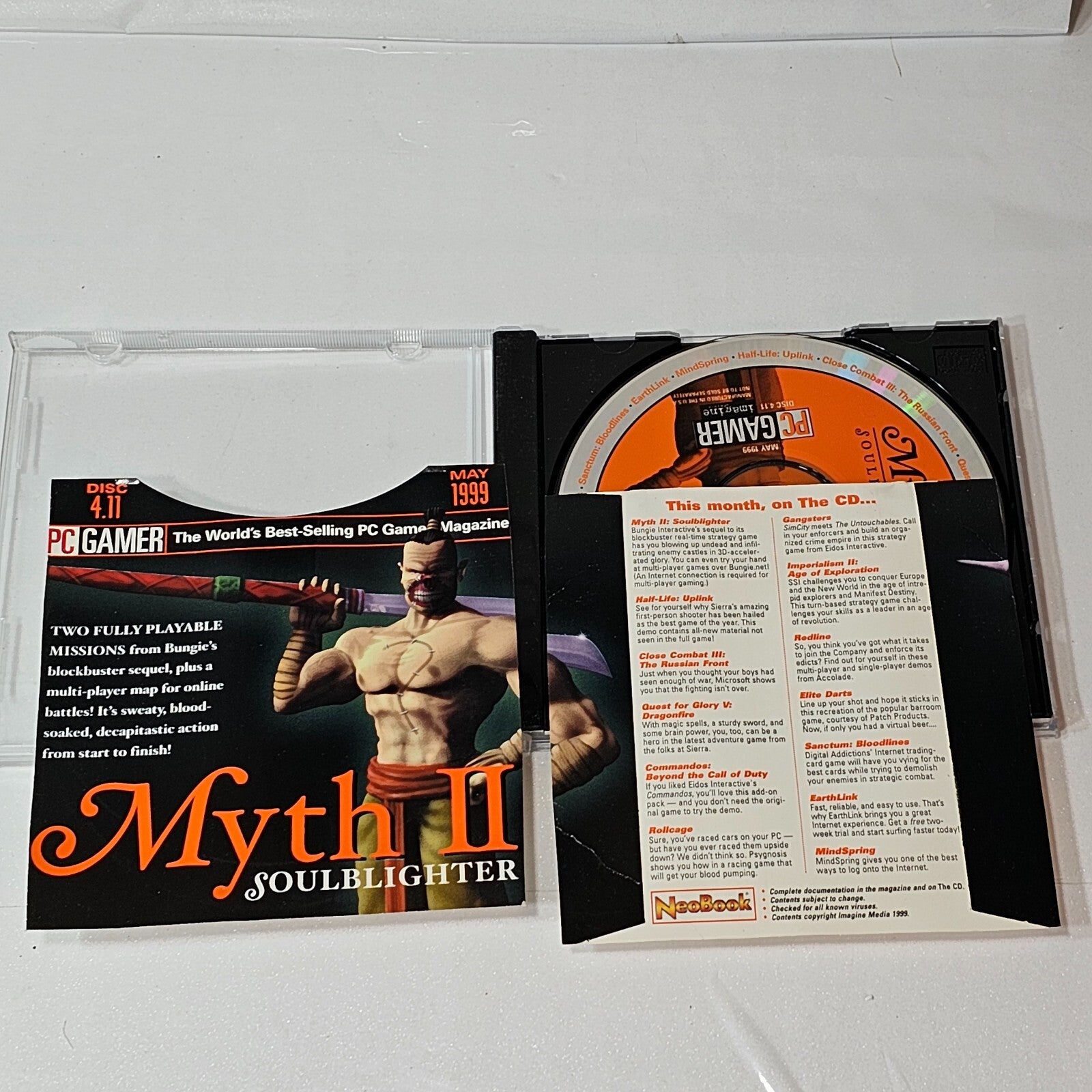 PC Gamer Demo Disc 4.11 - May 1999 - Myth II: Soulblighter and more