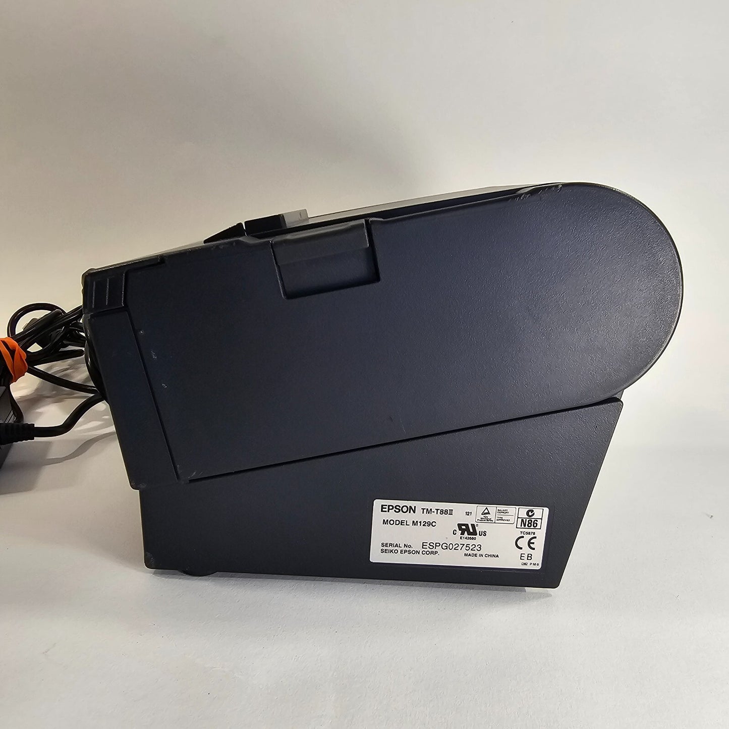 Epson TM-T88III M129C Thermal Printer with Power Supply and Cable - Tested