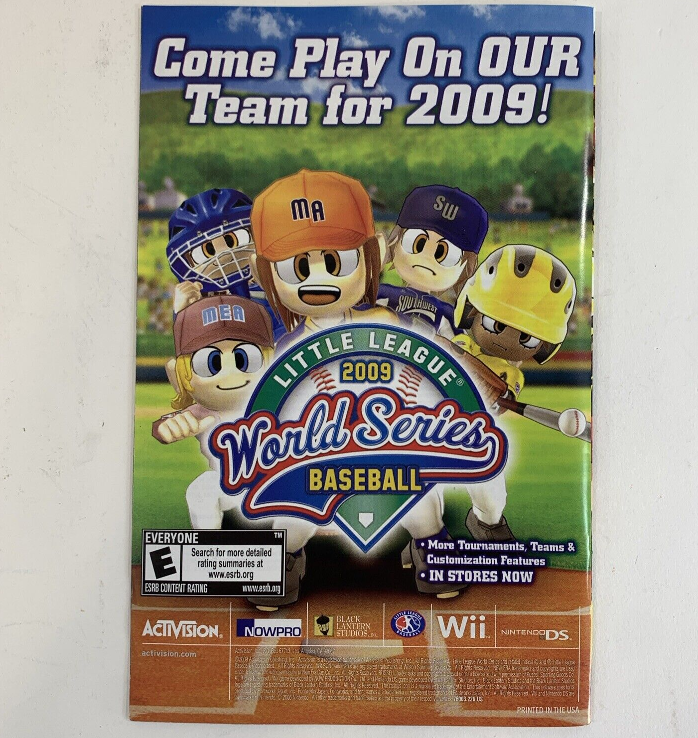 Bakugan Battle Brawlers (Nintendo Wii, 2009) Game Case Manual - Tested