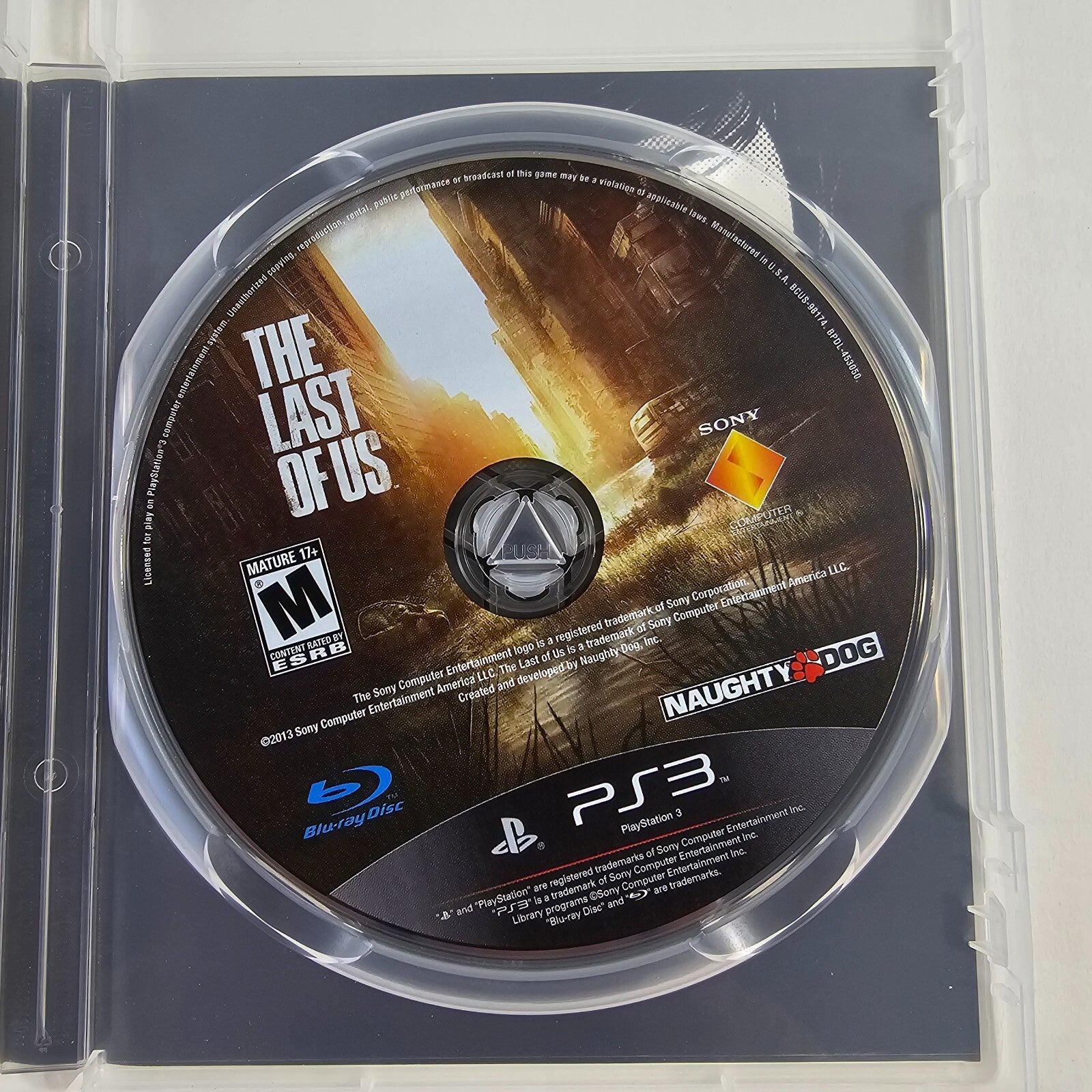 The Last of Us (Sony PlayStation 3, 2013) Game Case Manual Stickers - Tested