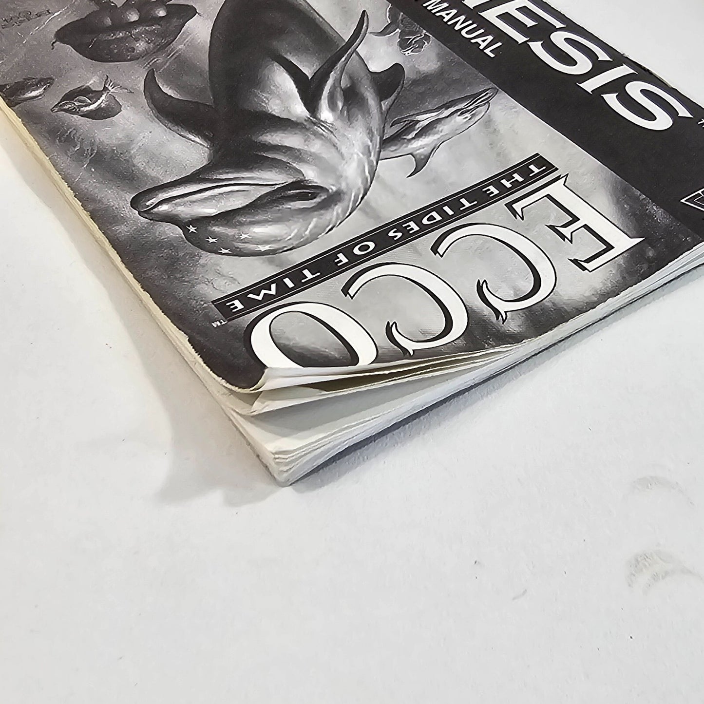 Ecco: The Tides of Time (Sega Genesis, 1994) Game Case Manual - Tested